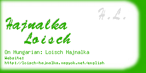 hajnalka loisch business card